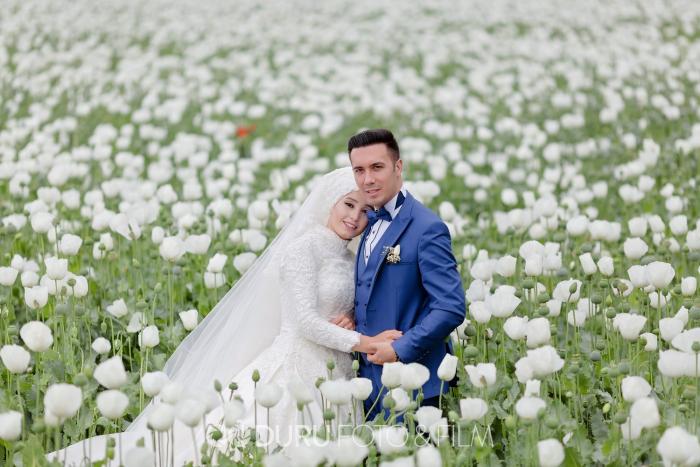gulsum mehmet beysehir golu dugun fotograflari tesettur dugun pozlari 21